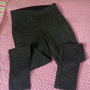 Sparkly Black sz S women Leggings